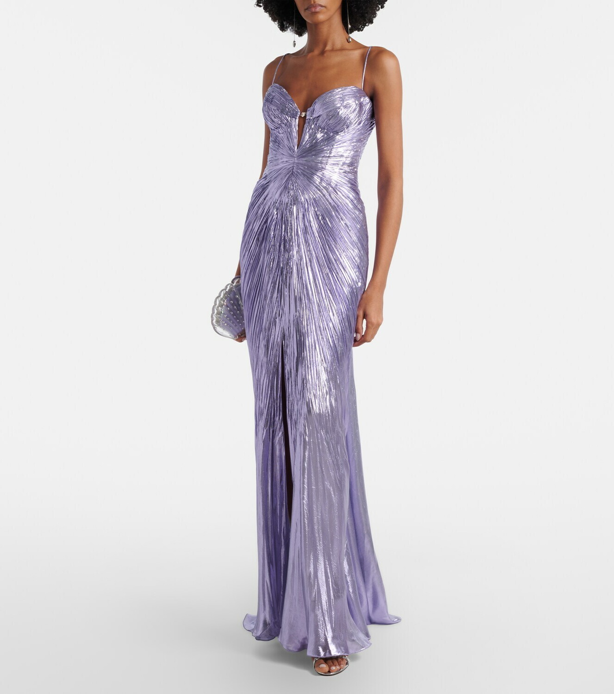 Maria Lucia Hohan Sara silk-blend bustier gown
