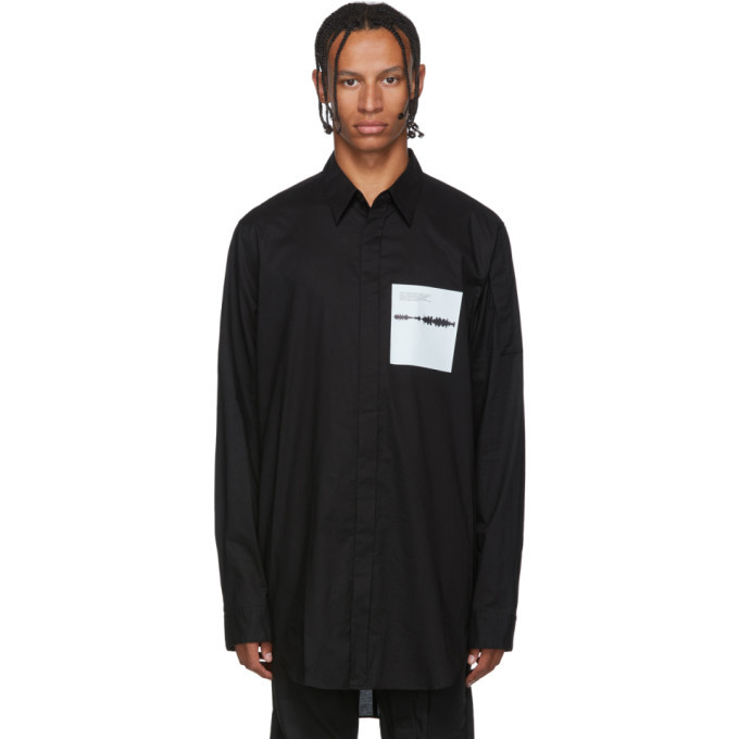 Photo: Julius Black Cotton Typewriter Shirt