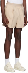 Stockholm (Surfboard) Club Beige Loose Shorts