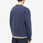 Folk Men's Boxy Sweat in Over Dyed Indigo