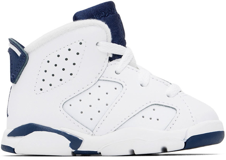 Photo: Nike Jordan Baby White Jordan 6 Retro Sneakers