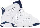 Nike Jordan Baby White Jordan 6 Retro Sneakers