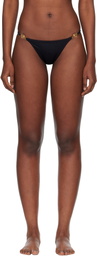 Versace Black Bikini Bottom