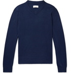 Officine Generale - Slim-Fit Cashmere Sweater - Men - Blue