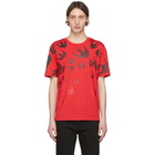 McQ Alexander McQueen Red Swallow T-Shirt