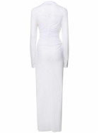 CHRISTOPHER ESBER - Venus Plunge Embellished L/s Maxi Dress