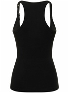 COURREGES - Holistic Buckle 90's Rib Tank Top