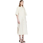 LEMAIRE White Reversible Tube Midi Dress