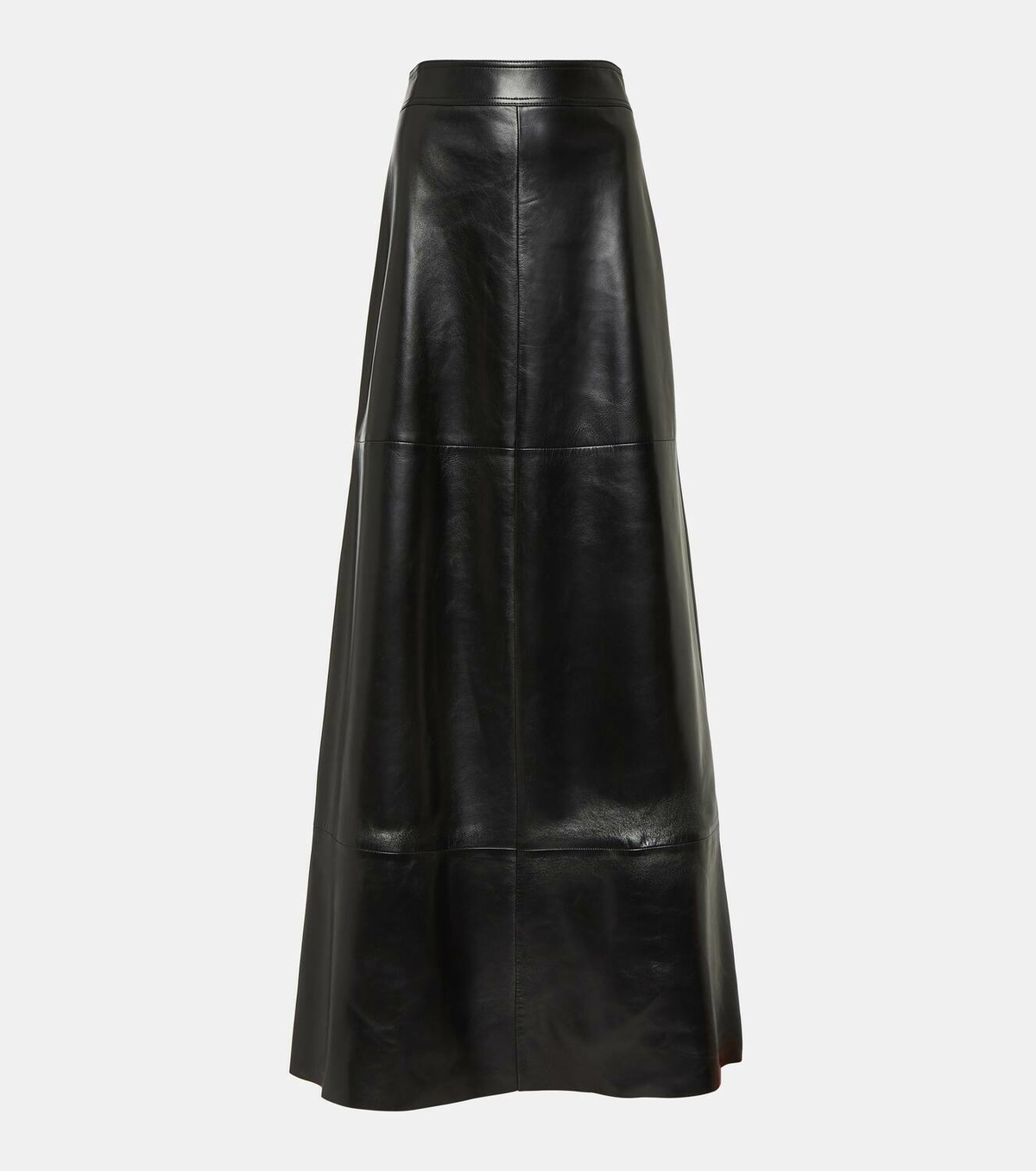 スカート Saint Laurent Leather skirt Saint Laurent Leather Skirt in Black | FWRD