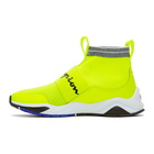 Champion Reverse Weave Yellow Rally Pro High-Top Sneakers