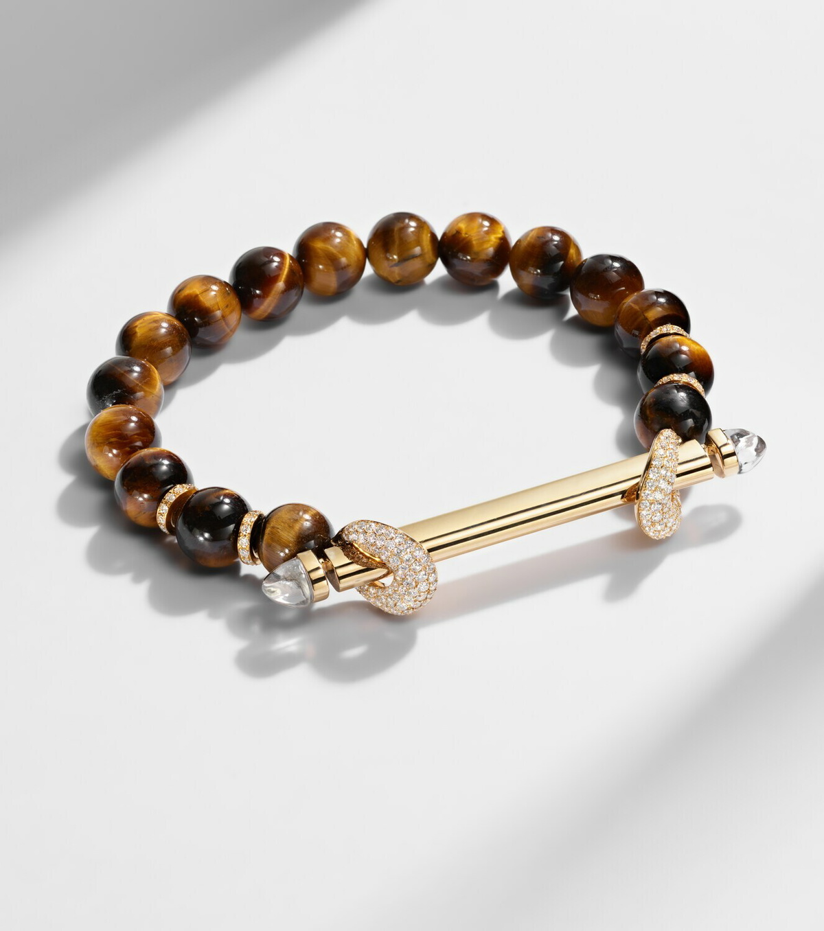 Ananya Chakra 18kt gold bracelet with gemstones