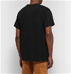 BILLY - Deacon Distressed Cotton-Jersey T-Shirt - Black
