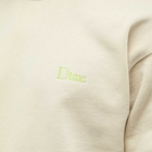 Dime Men's Classic Small Logo Crew Sweat in Sand