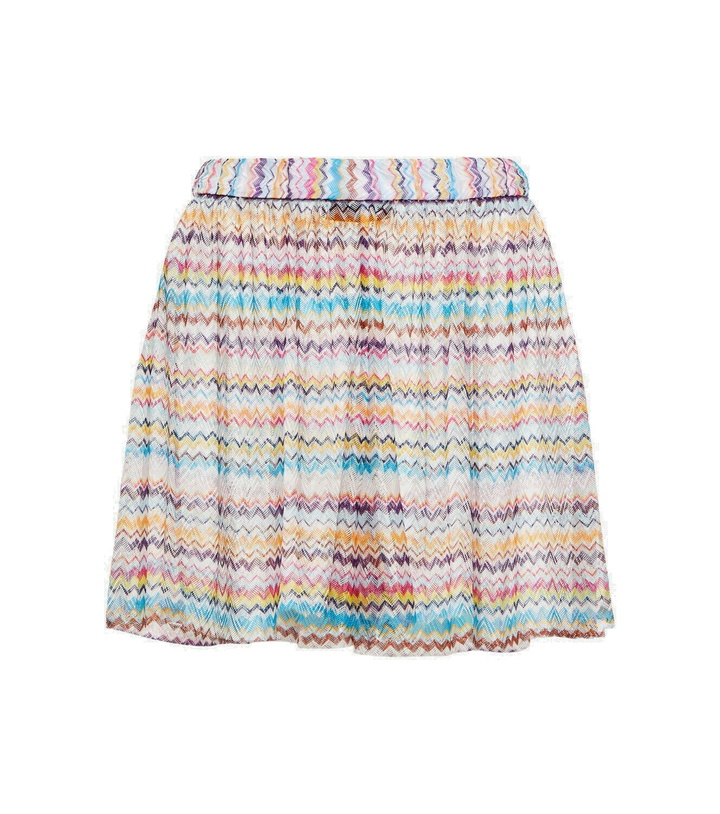 Photo: Missoni Mare Zig-zag high-rise wide-leg shorts