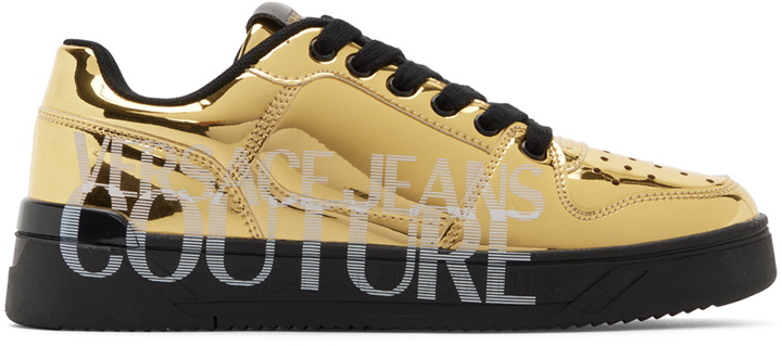 Photo: Versace Jeans Couture Gold Starlight Sneakers