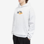 Lo-Fi Men's Paint Logo Hoodie in Ash