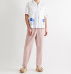 UNDERCOVER - Herringbone Woven Trousers - Pink