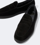 Church's Peebles shearling-lined suede loafers