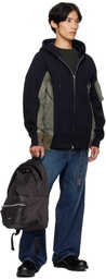sacai Brown Pocket Backpack