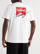 Casablanca - Logo-Print Cotton-Jersey T-Shirt - White