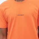 C.P. Company Men's Centre Logo T-Shirt in Harvest Pumpkin