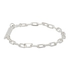 Chin Teo SSENSE Exclusive Silver Hallmark Bracelet