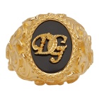 Dolce and Gabbana Gold Logo Ring