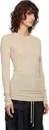 Rick Owens Off-White Temple Rib LS T-shirt
