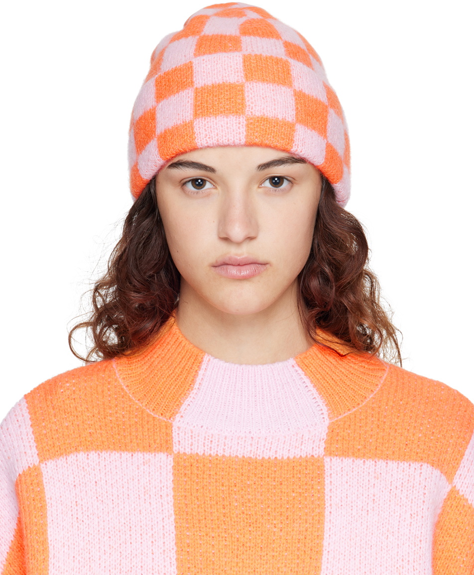 Stine Goya Orange & Pink Clara Beanie Stine Goya