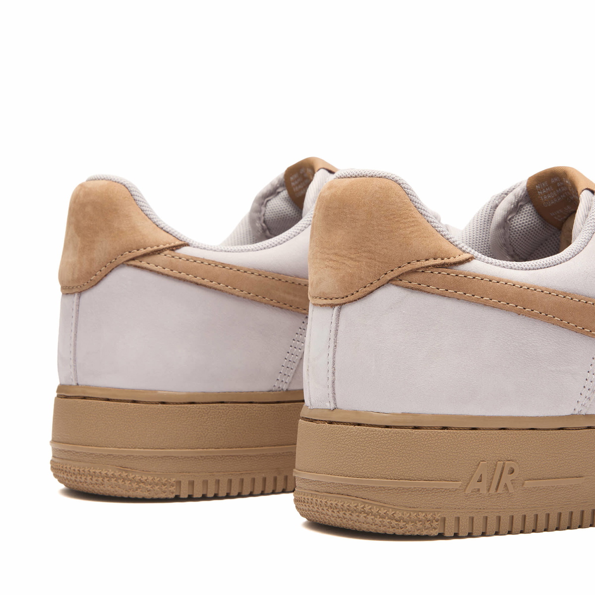 Nike Men's Air Force 1 Low Retro Prm Qs Sneaker in Silver Lilac/Taupe