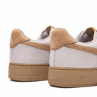 Nike Men's Air Force 1 Low Retro Prm Qs Sneaker in Silver Lilac/Taupe