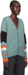 Awake NY Blue Striped Cardigan