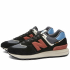 New Balance Men's U574LGTR Sneakers in Black