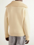 Bottega Veneta - Shawl-Collar Wool Sweater - Neutrals