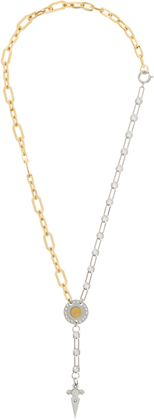 Photo: IN GOLD WE TRUST PARIS Gold & Silver Chapelet Rosary Necklace