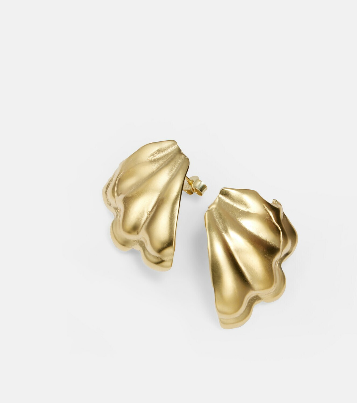 Ysso Ocean 24kt gold-plated earrings