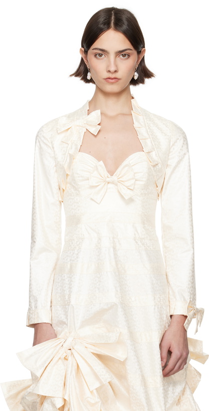 Photo: SUPER YAYA SSENSE Exclusive Bridal Capsule Bolero Cardigan