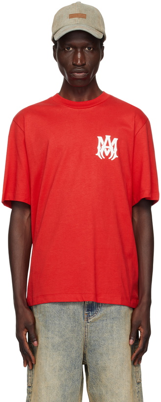 Photo: AMIRI Red 'MA' Core Logo T-Shirt