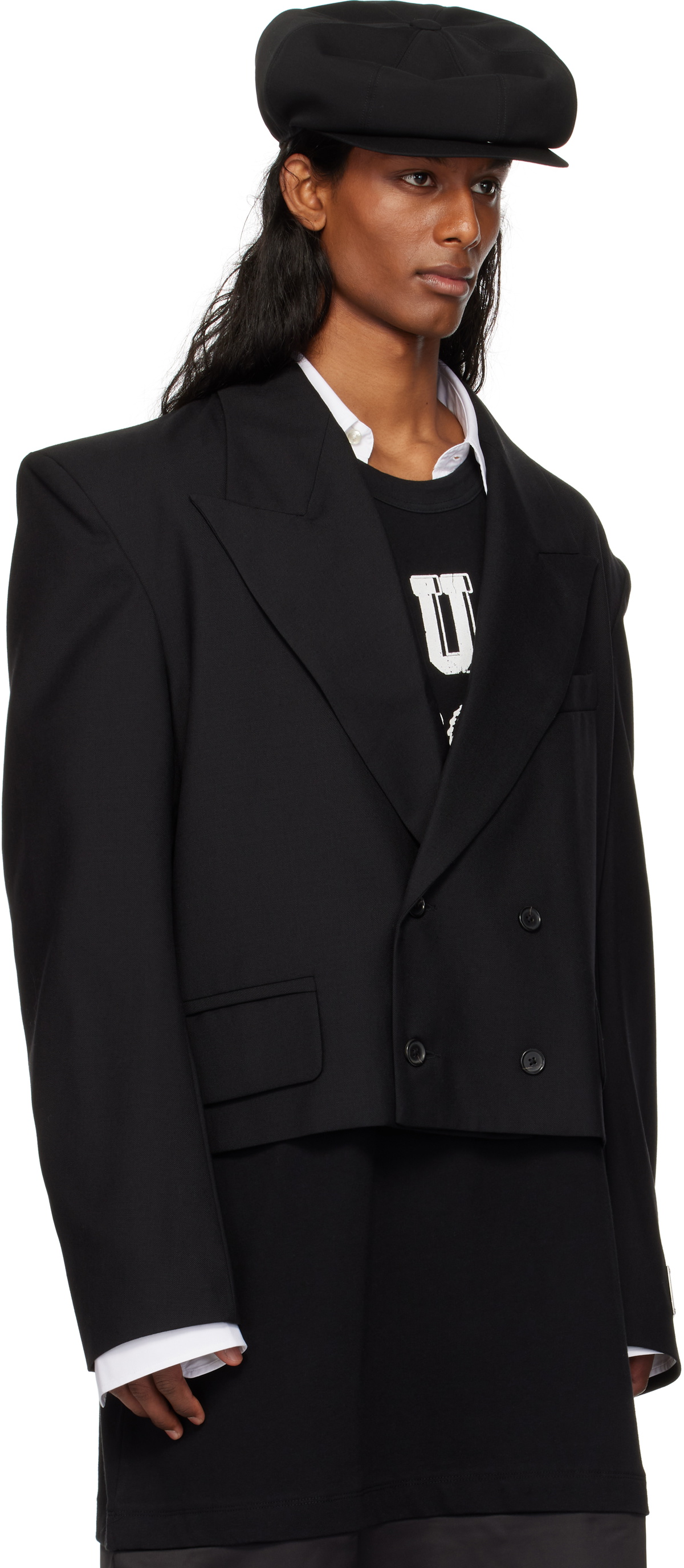VAQUERA Black Slouchy Blazer