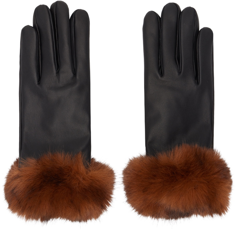 Ernest W. Baker Red & Black Contrast Leather Driving Gloves Ernest Ernest W. Baker Red & Black Contrast Leather Driving Gloves Ernest