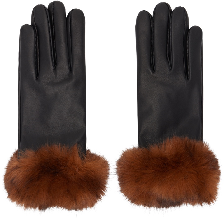 Photo: Ernest W. Baker Black Leather Gloves