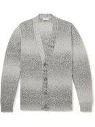 Altea - Slim-Fit Degradé Knitted Cardigan - Gray