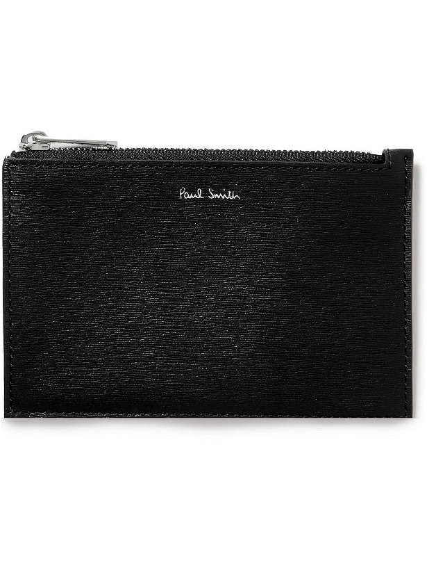 Photo: Paul Smith - Colour-Block Textured-Leather Zipped Wallet