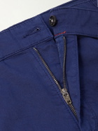 Massimo Alba - Straight-Leg Cotton-Blend Trousers - Blue