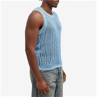 Represent Men's Washed Knitted Vest in Blue