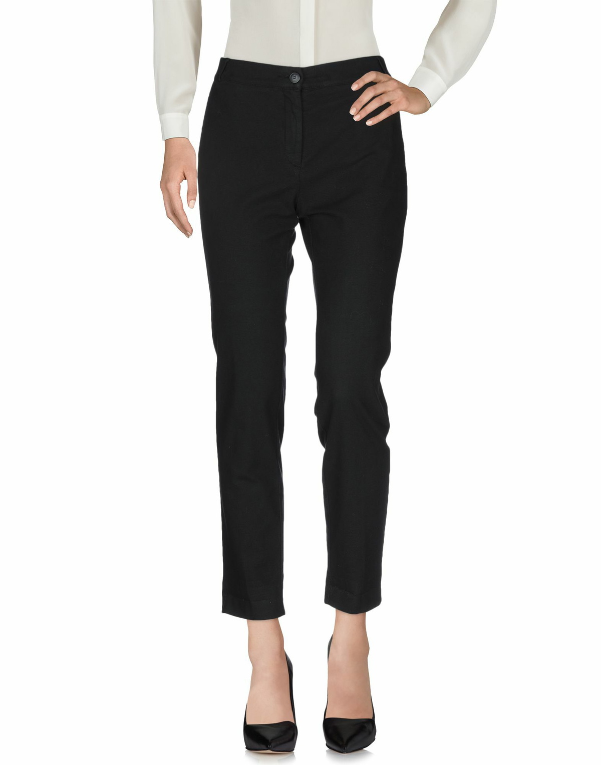 Manila Grace Womens Pants in Black