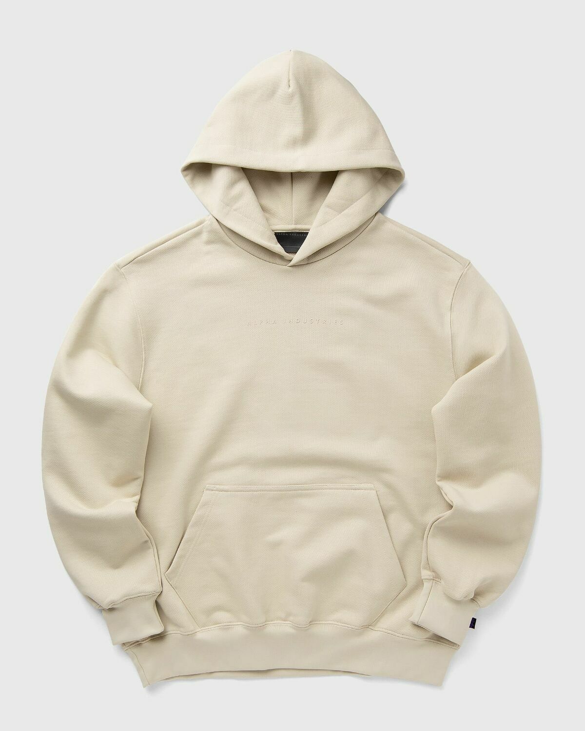 Alpha Industries Base Hoodie Beige Mens Hoody