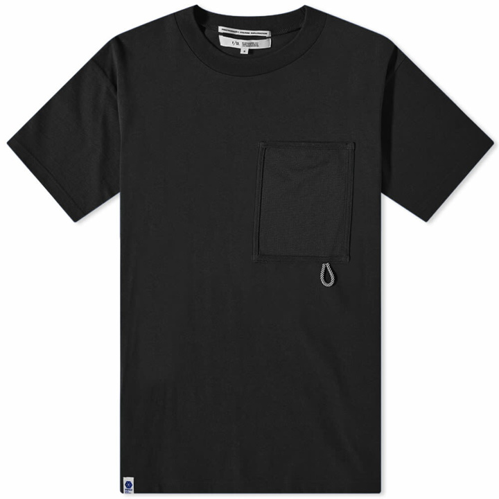 Photo: F/CE. Men's Mesh Pocket T-Shirt in Black