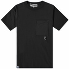 F/CE. Men's Mesh Pocket T-Shirt in Black