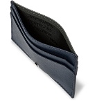 Montblanc - Sartorial Two-Tone Cross-Grain Leather Cardholder - Navy